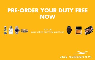 Air Mauritius - pre-order your duty free
