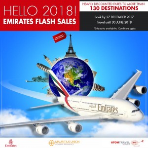 EMIRATES Flash Sales Dec 2018