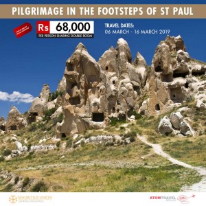 Pilgrimage in the footsteps of ST Paul - March 2019