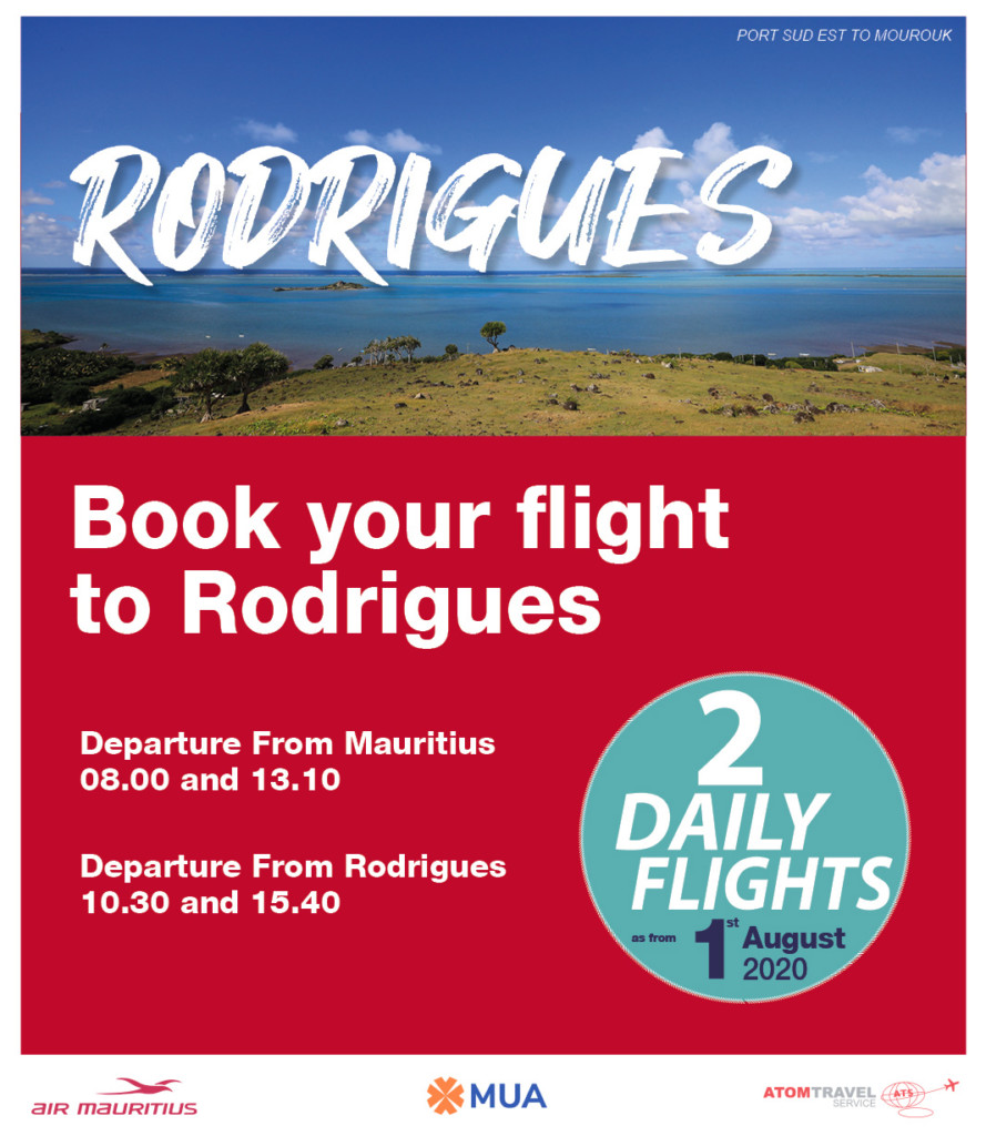 Air Mauritius: Second Flights to Rodrigues